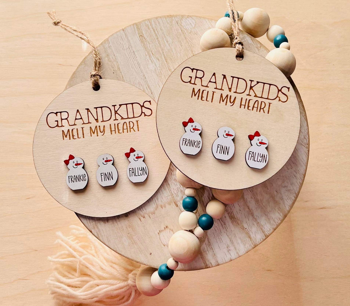 Grandkids melt my heart ornament