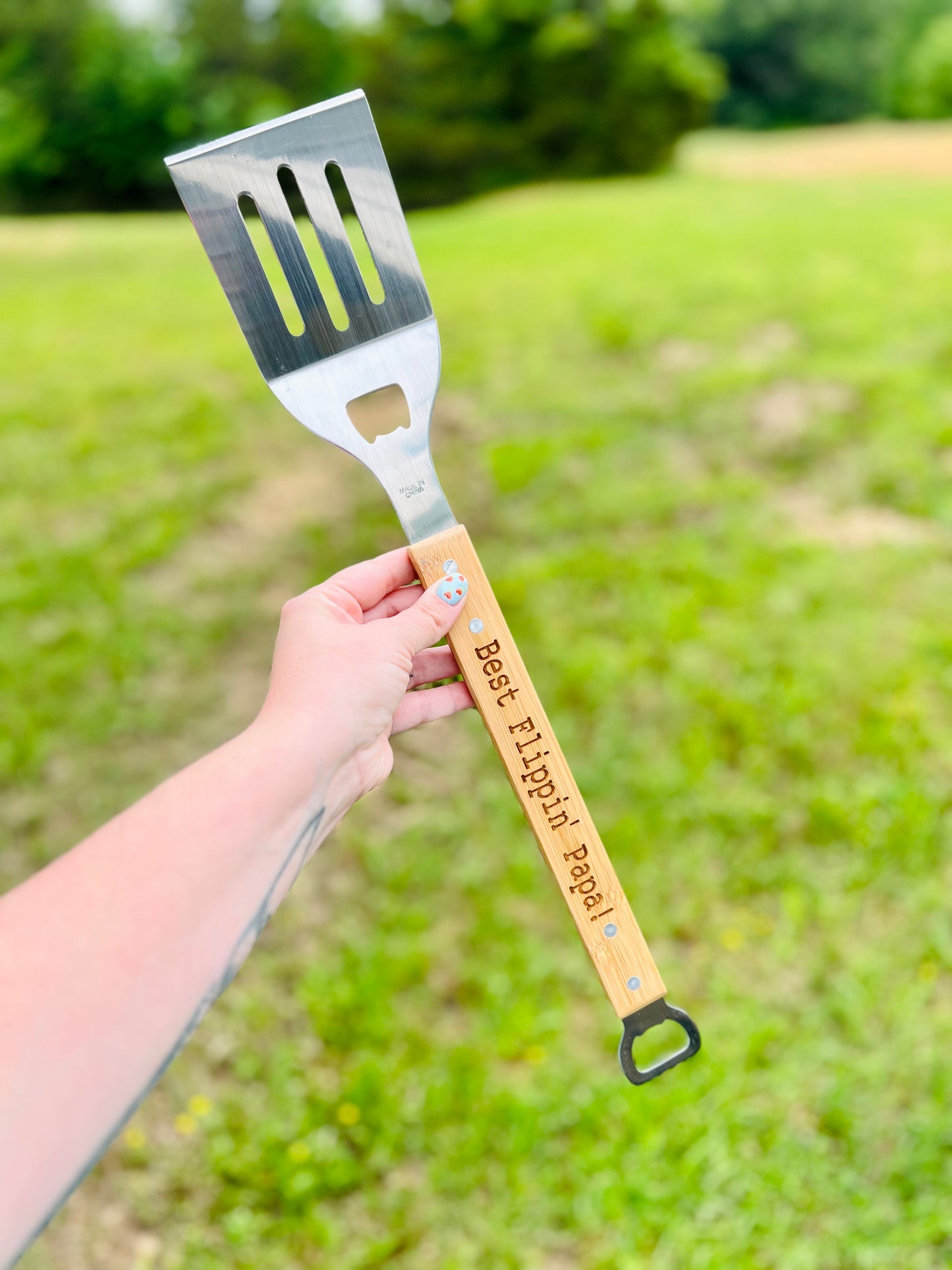Customized grill spatula