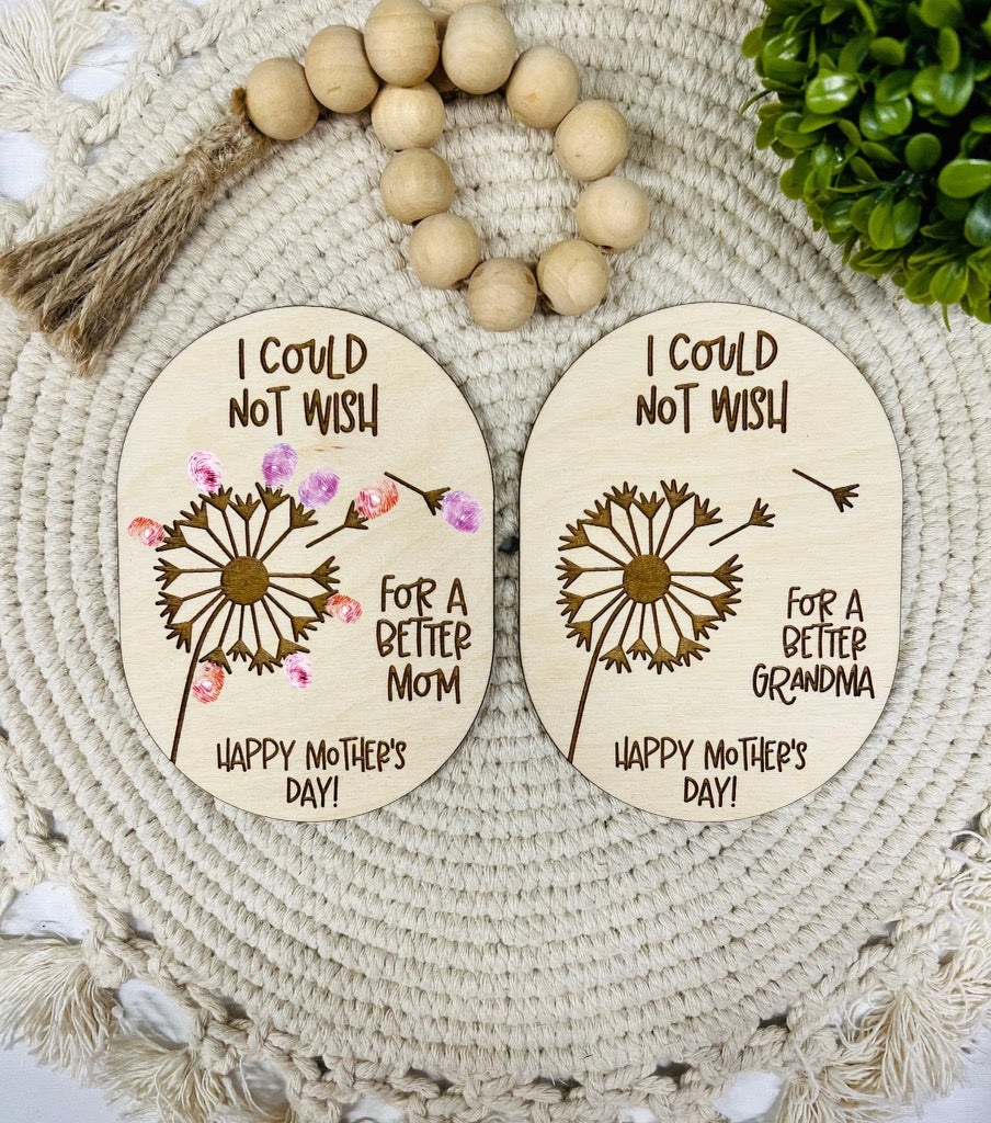 I Could Not Wish for a Better⦠Mothers Day Magnet