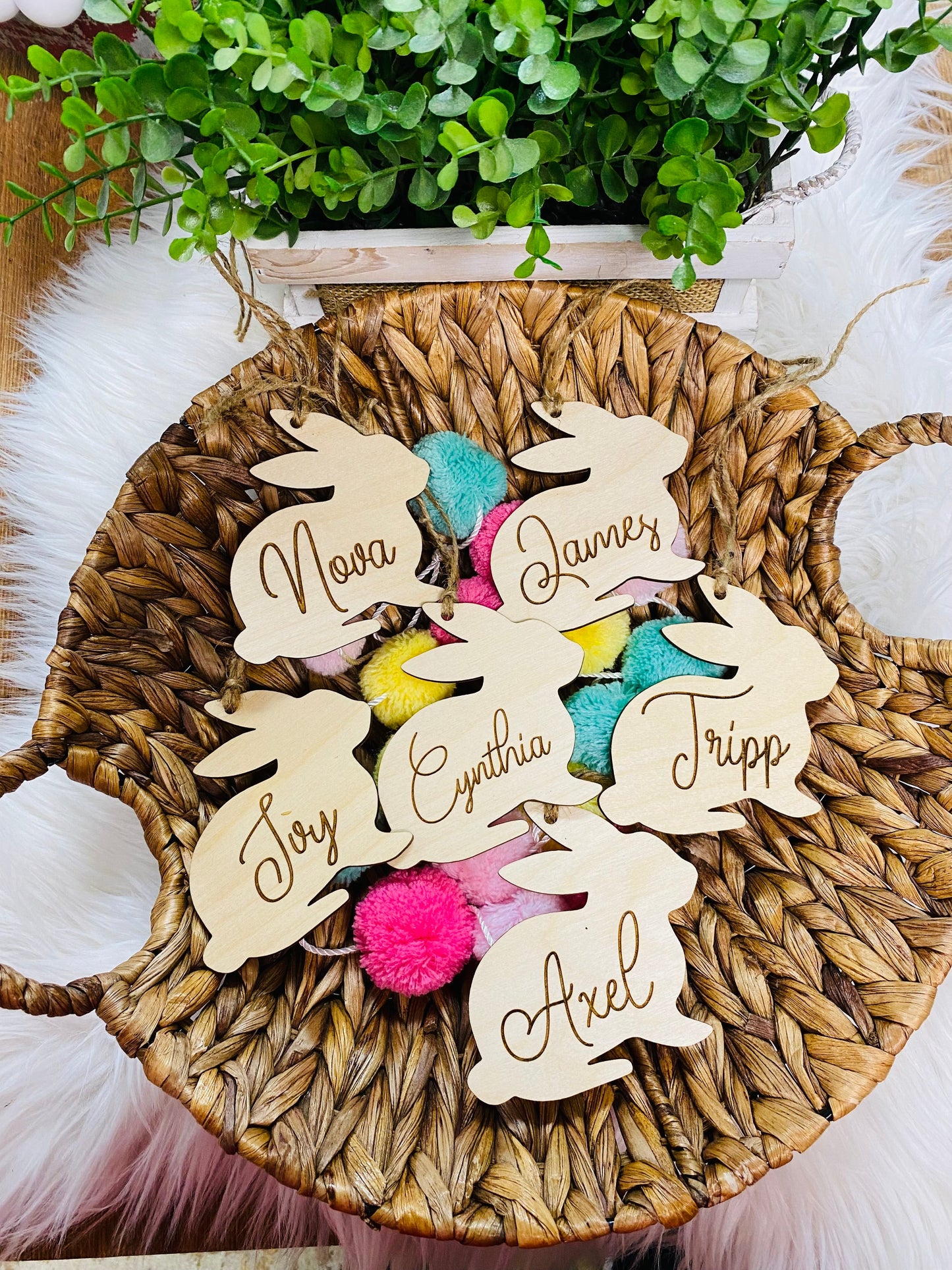 Bunny name tag