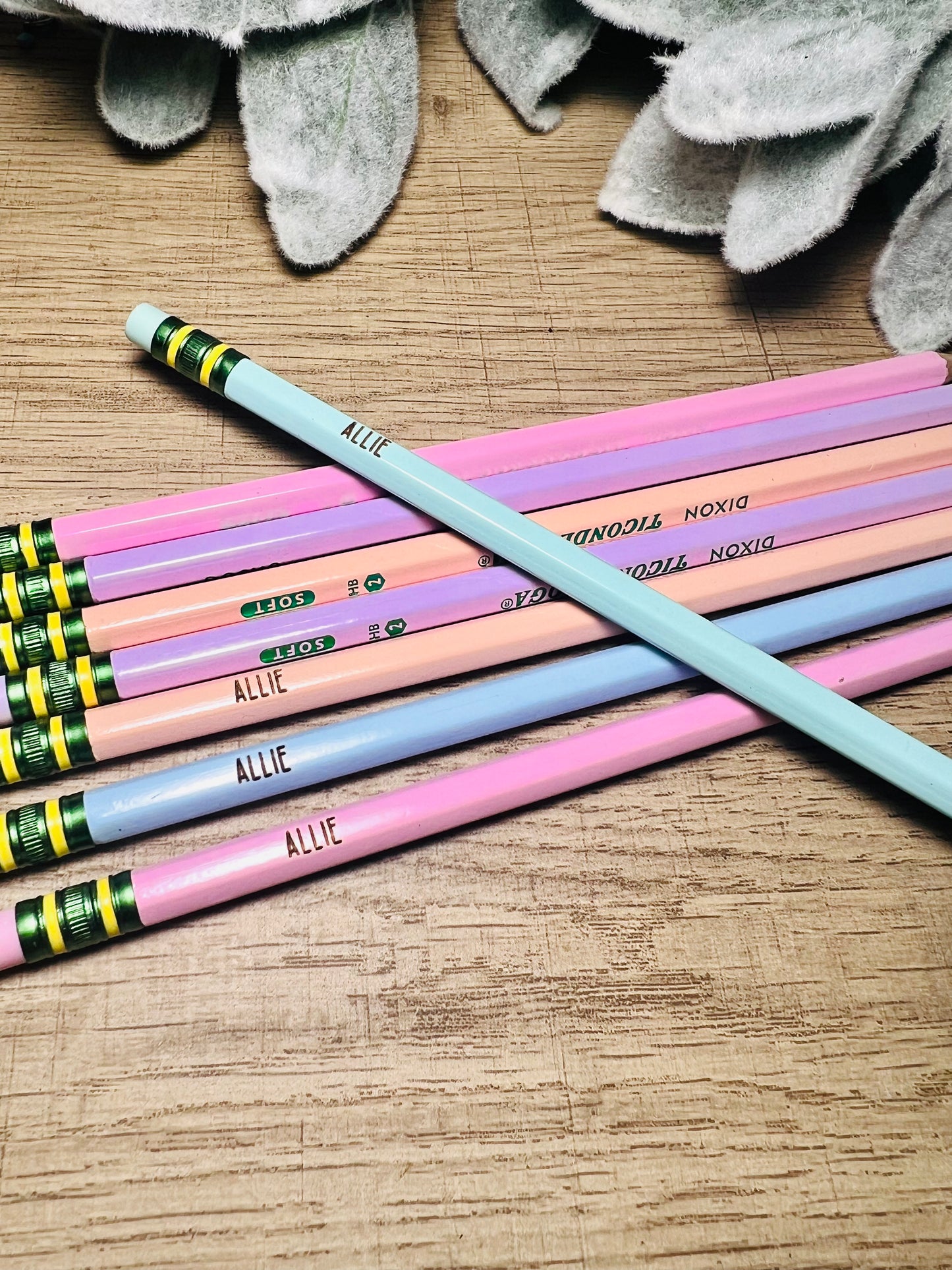 Custom Pastel Ticonderoga #2 pencil