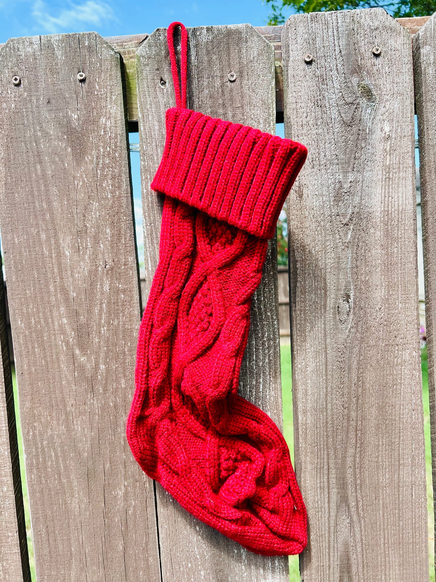 Personalized Engraved patch stocking