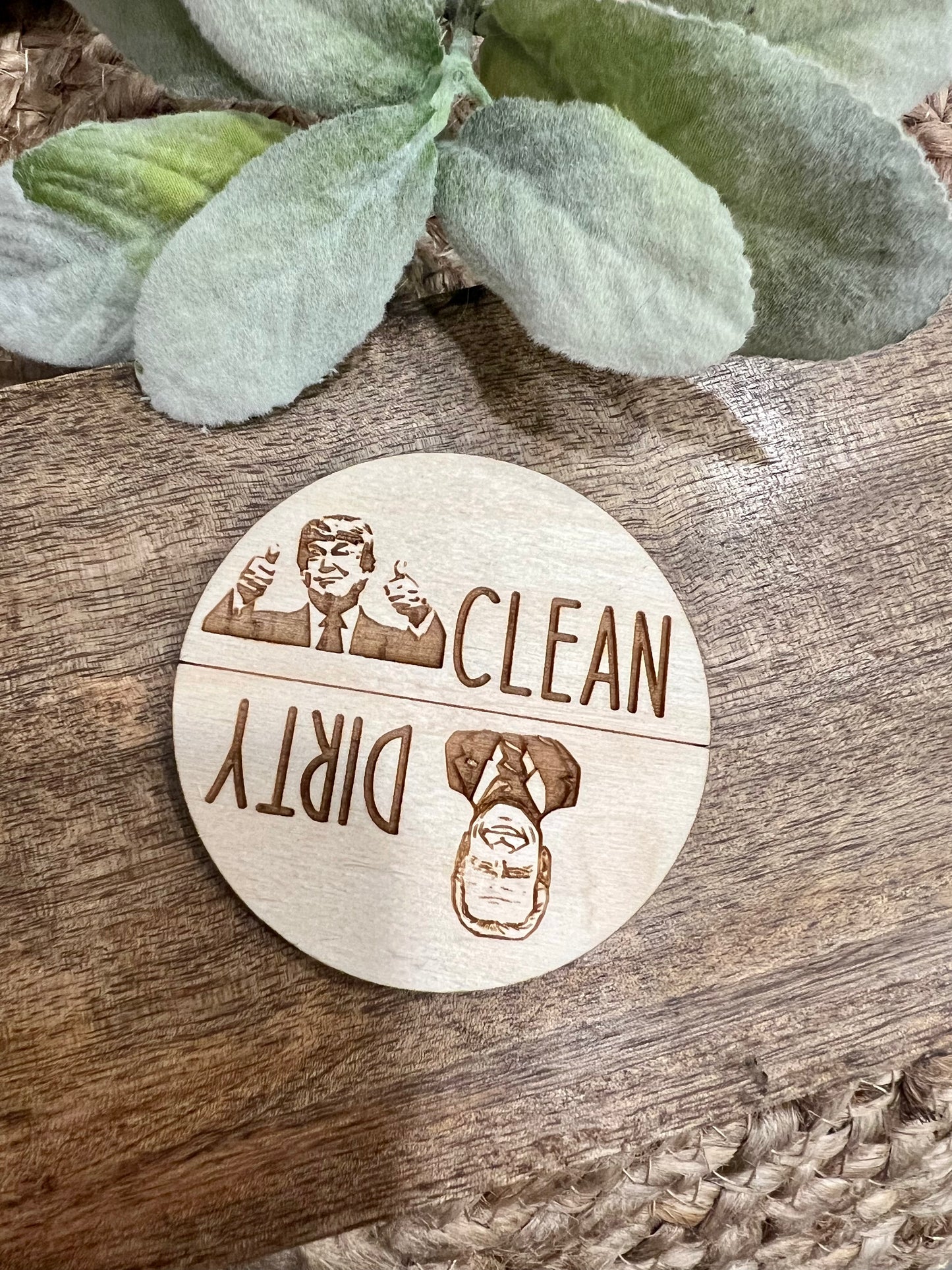 Clean/dirty trump/Biden magnet