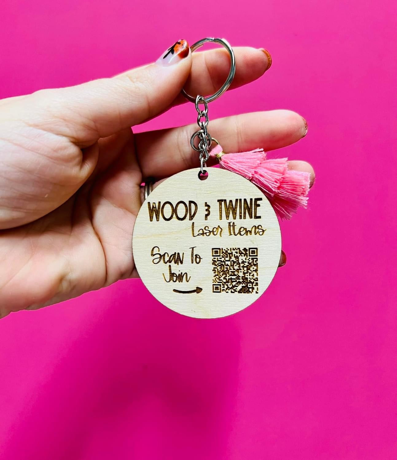 Custom QR Keychains