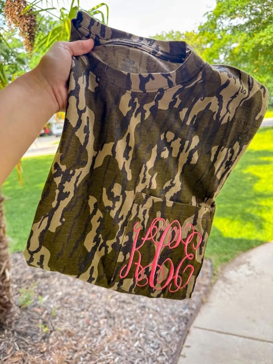 Camo Embroidery Tee