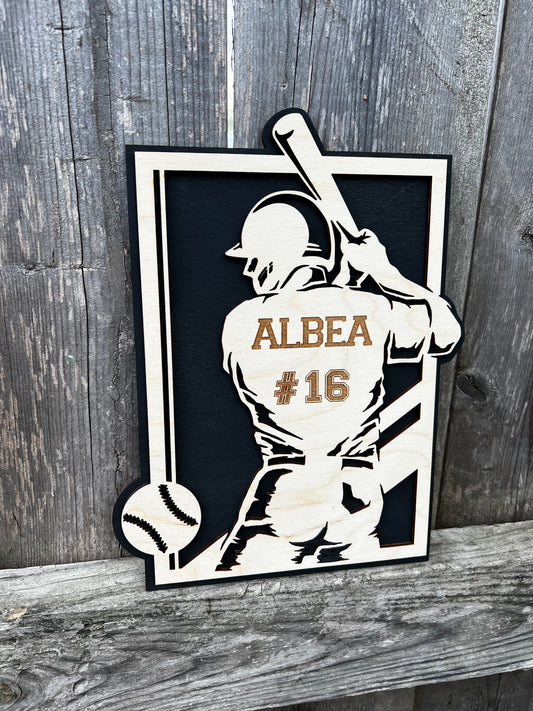 Baseball Plaque