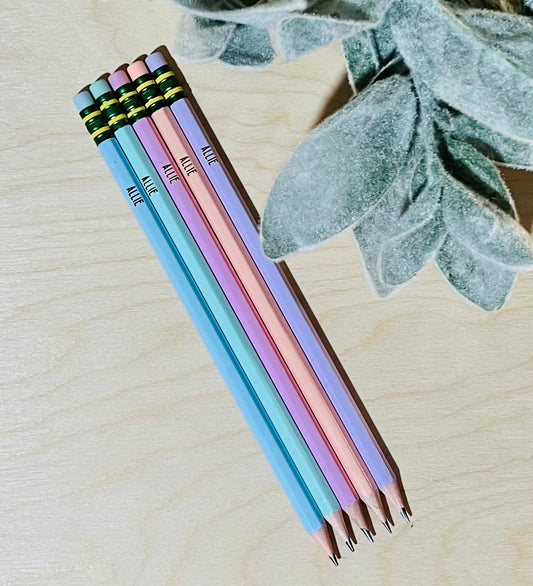 Custom Pastel Ticonderoga #2 pencil