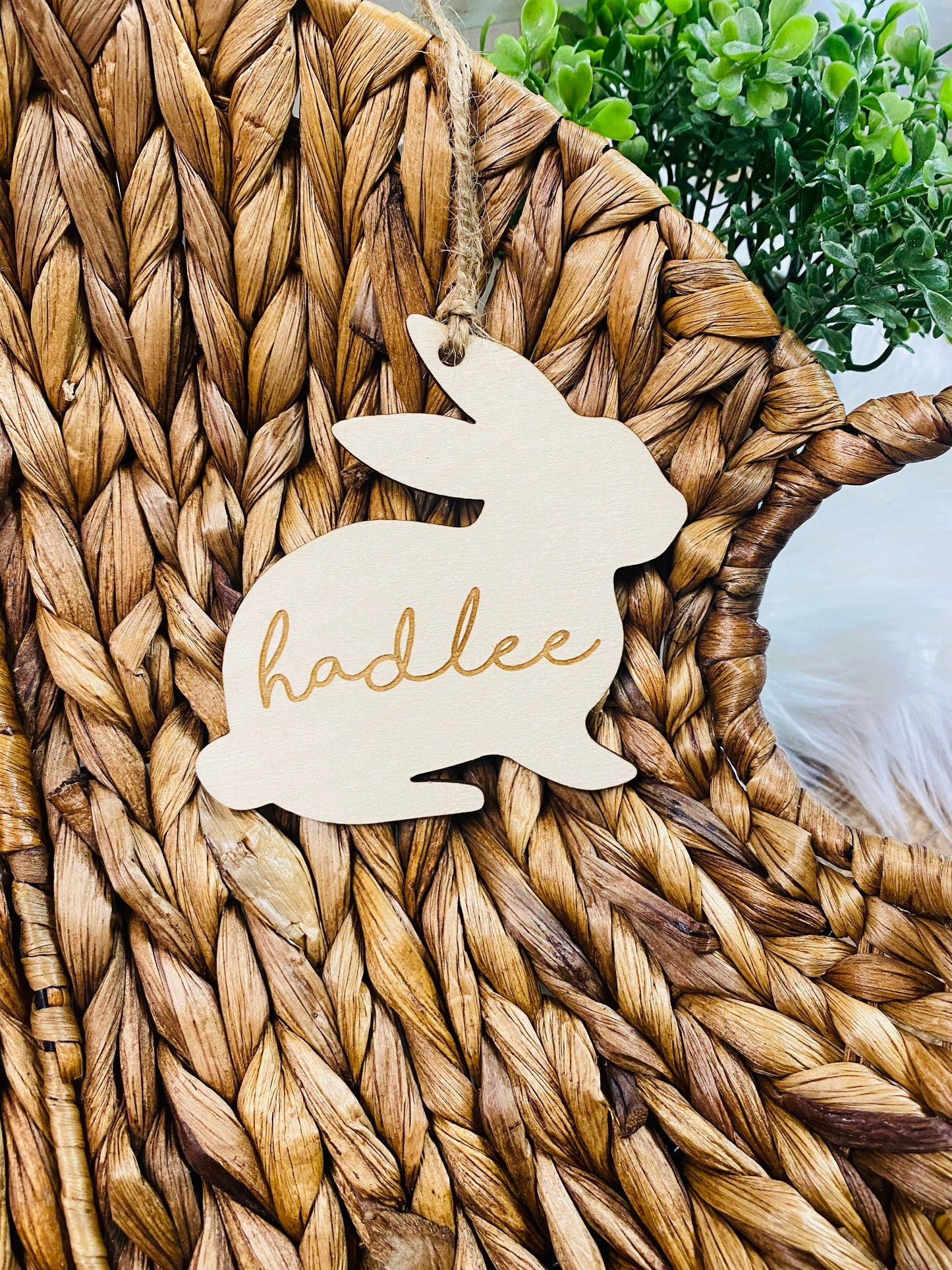 Bunny name tag