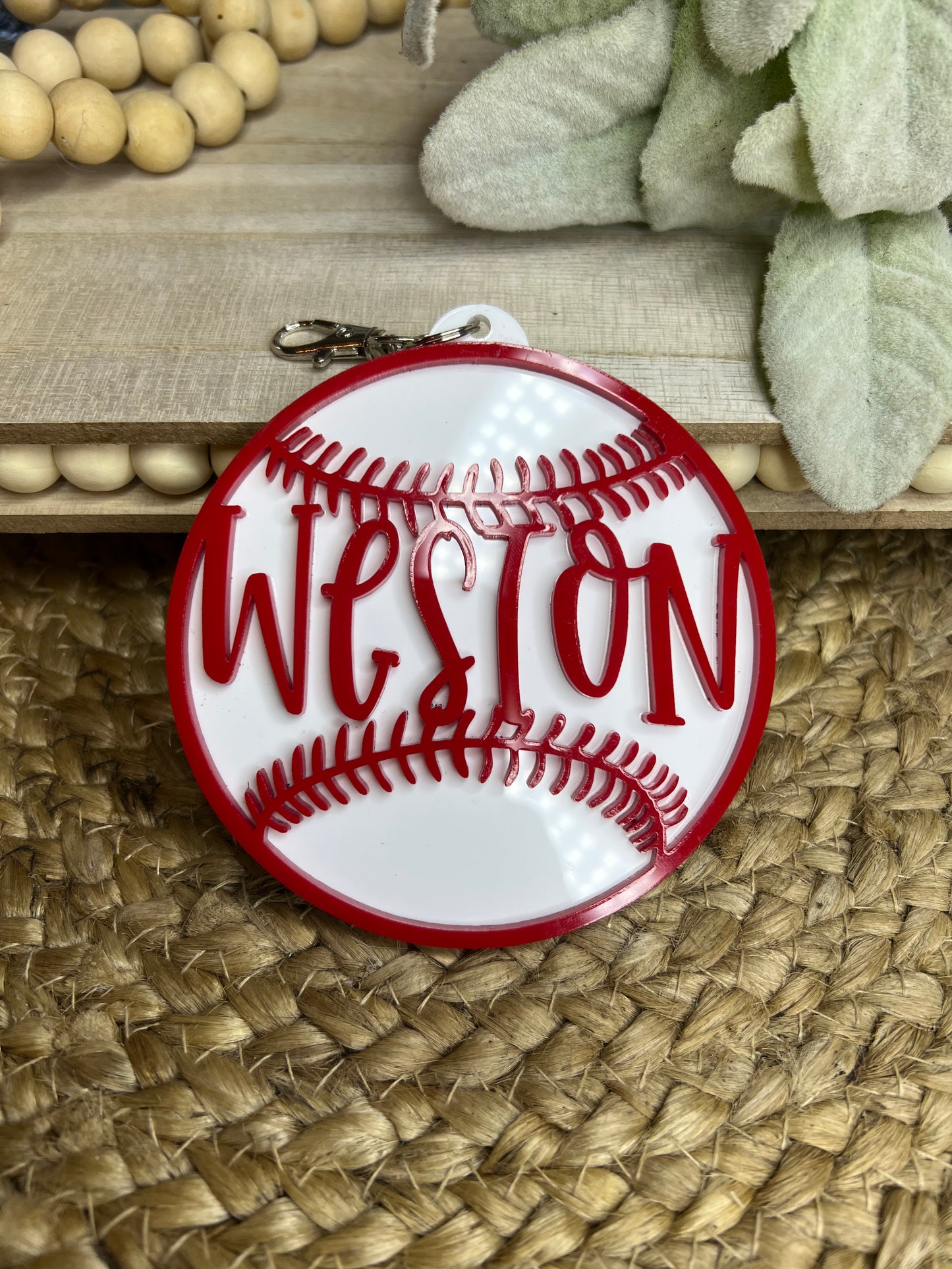 Softball/baseball bag tag