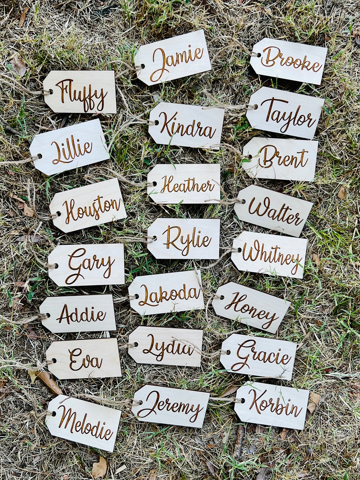 Custom engraved tags